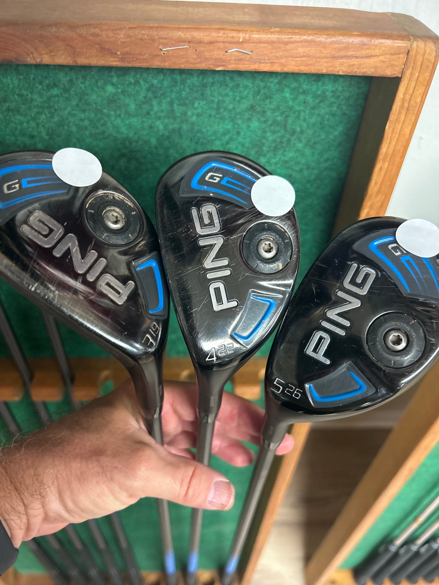 Ping G Iron Set 6-W plus 3,4 & 5 Hybrid Left-Handed