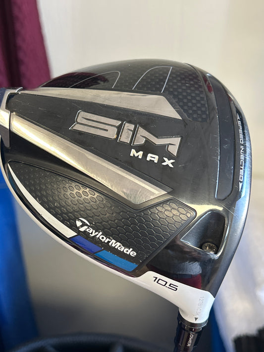 TaylorMade SIM Max Driver
10.5° Loft
Fujikura Ventus 6 Shaft
Stiff RH