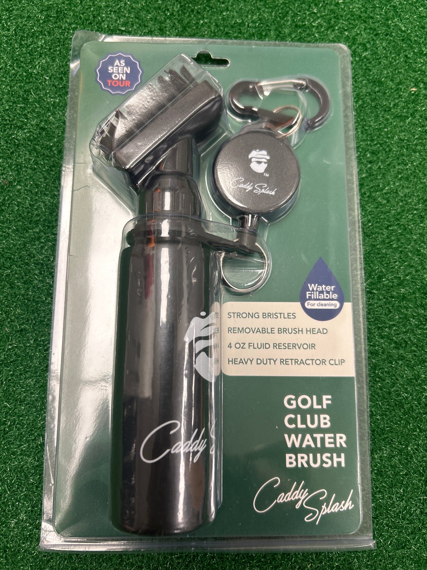 Caddy splash golf club water brush