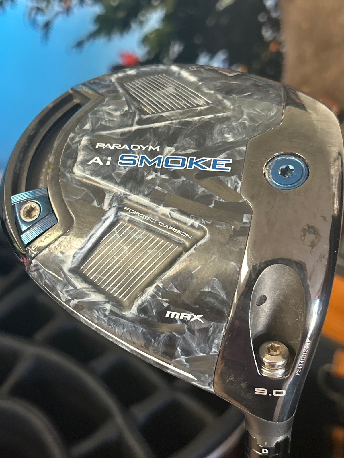 Callaway Paradym Ai Smoke MAX Driver 9.0 Loft Stiff Flex RH