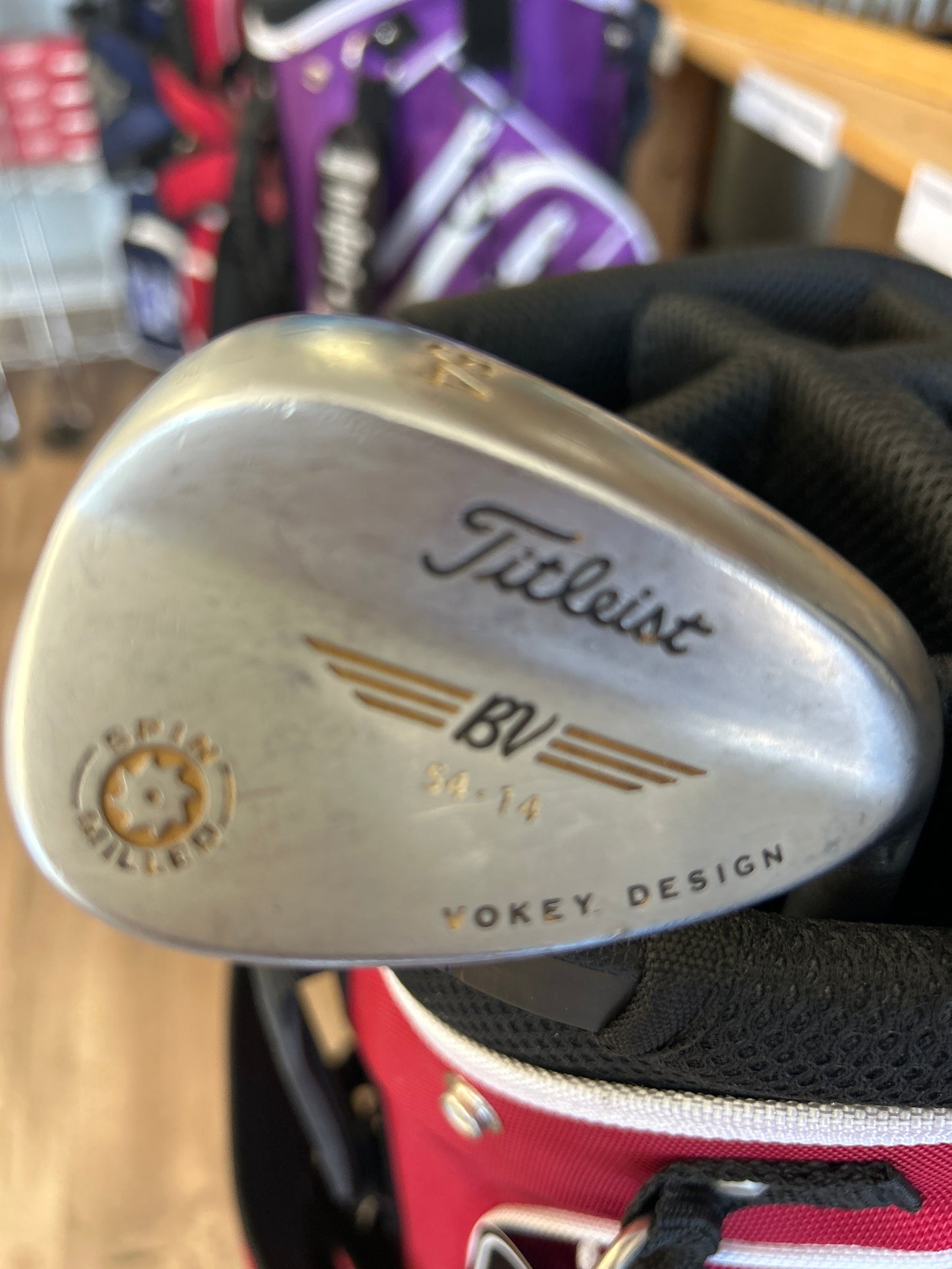 Titleist Vokey Design Spin Milled wedge, 54° / 14° bounce RH