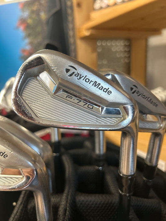 Taylormade P770 Iron Set 6-A Irons Stiff Flex Graphite RH