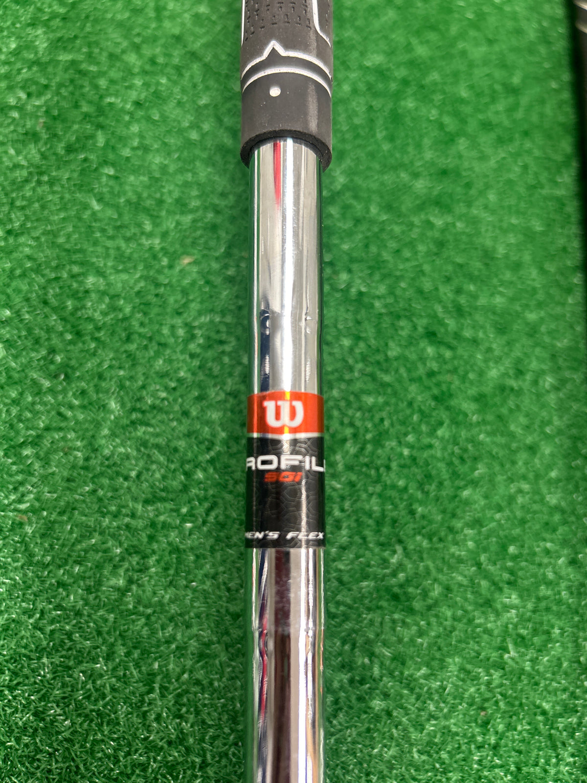 Wilson Profile Iron Set 6-PW — 5 clubs Steel Reg. Flex  RH