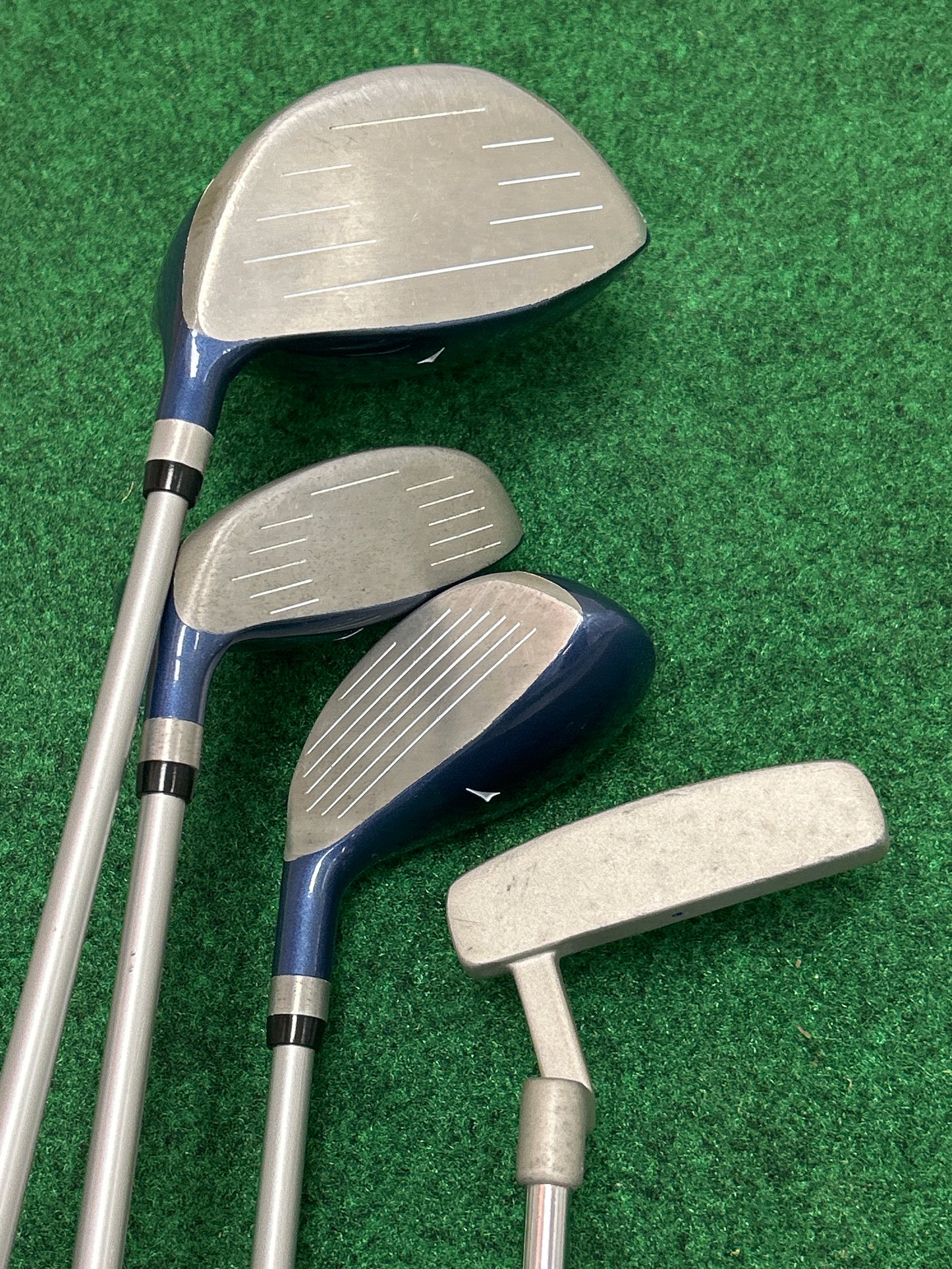Tour X Ladies Driver, 3-Wood, Hybrid and Putter with Graphite Shafts RH
