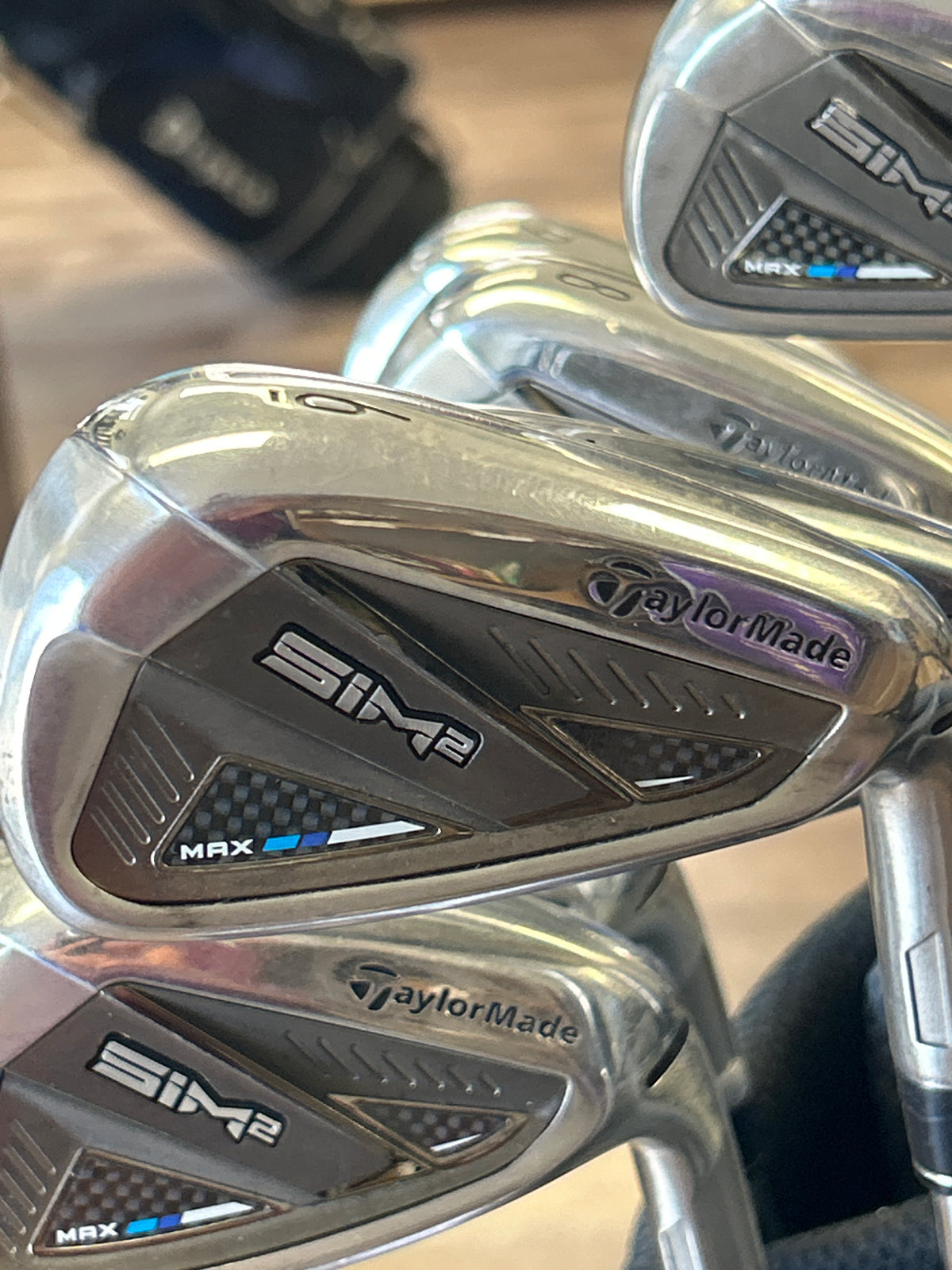 TaylorMade SIM2 Max Iron Set — 5-AW Stiff Flex RH
