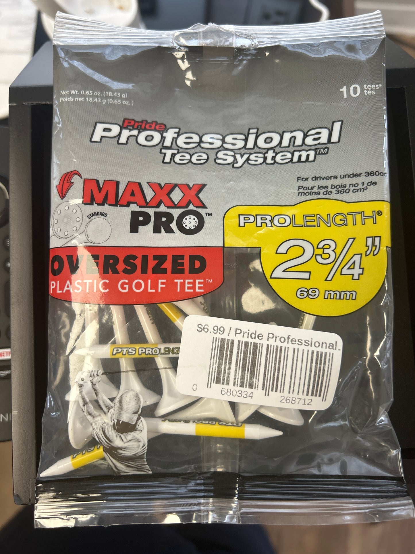 Maxx Pro Tees  2 3/4  Pack of 10