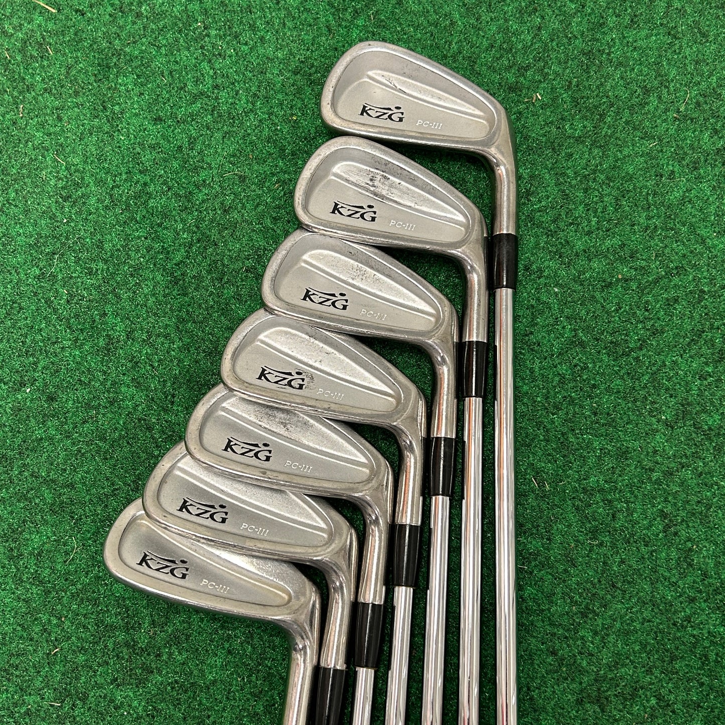 KZG PC-III irons, 4-PW (7 clubs) RH