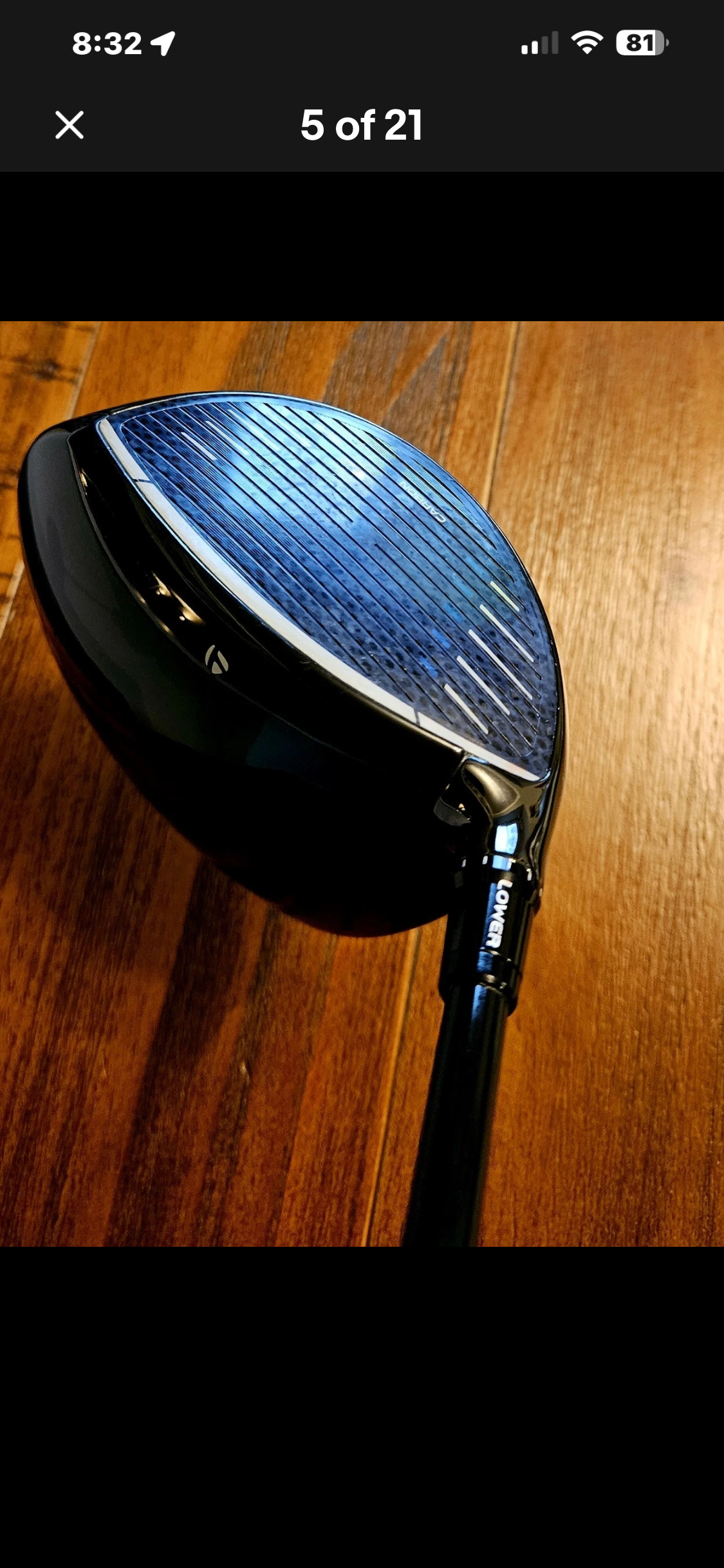 TaylorMade Qi10 Max 9° driver Stiff Flex LH