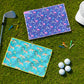 2 Pack V-Shaped Golf Club Stand With Golf Towels Set of 2 Keeps Your Clubs Clean, Dry & Visible, V-Stick Club Stand Made of Highly Durable Stainless Steel - Easy to Carry Golf Club Holder