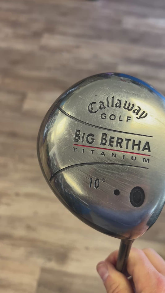 Callaway Big Bertha Titanium 454 Driver, 10° RCH 65W graphite shaft Reg. Flex RH
