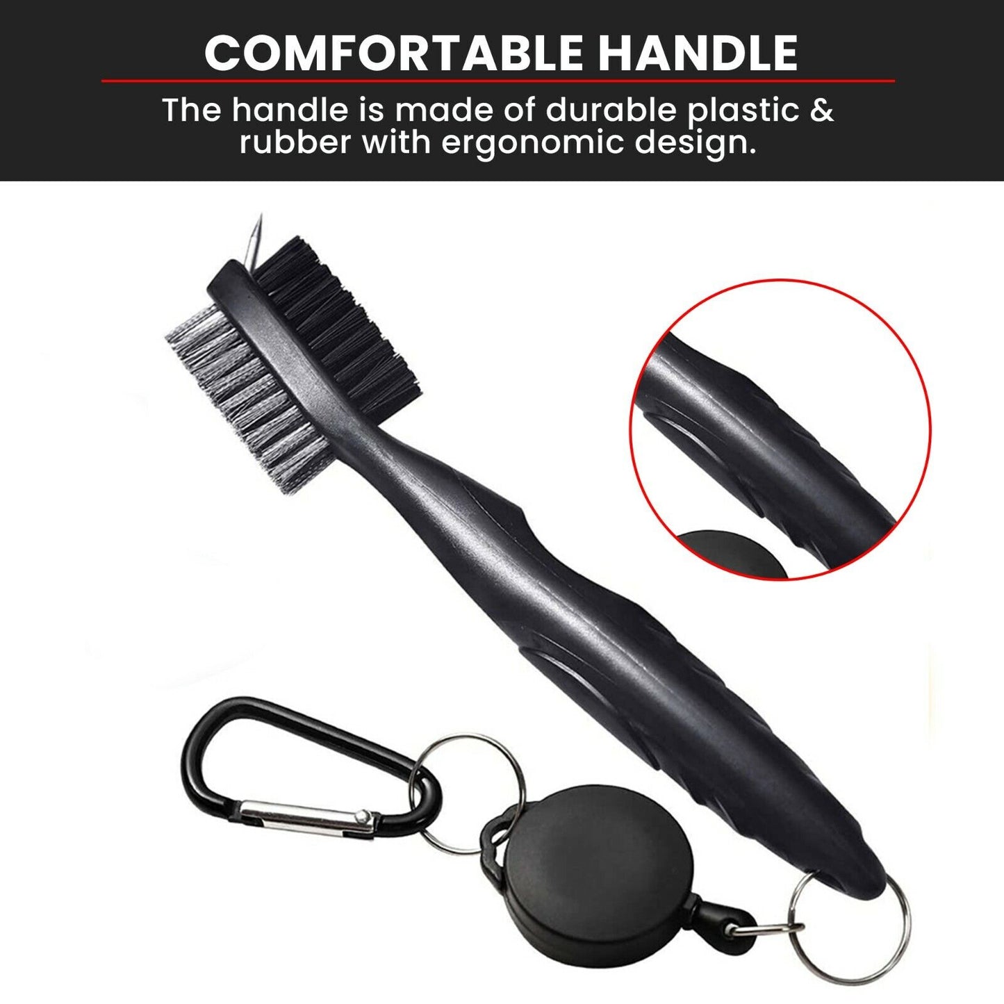 Golf Club Brush - Black