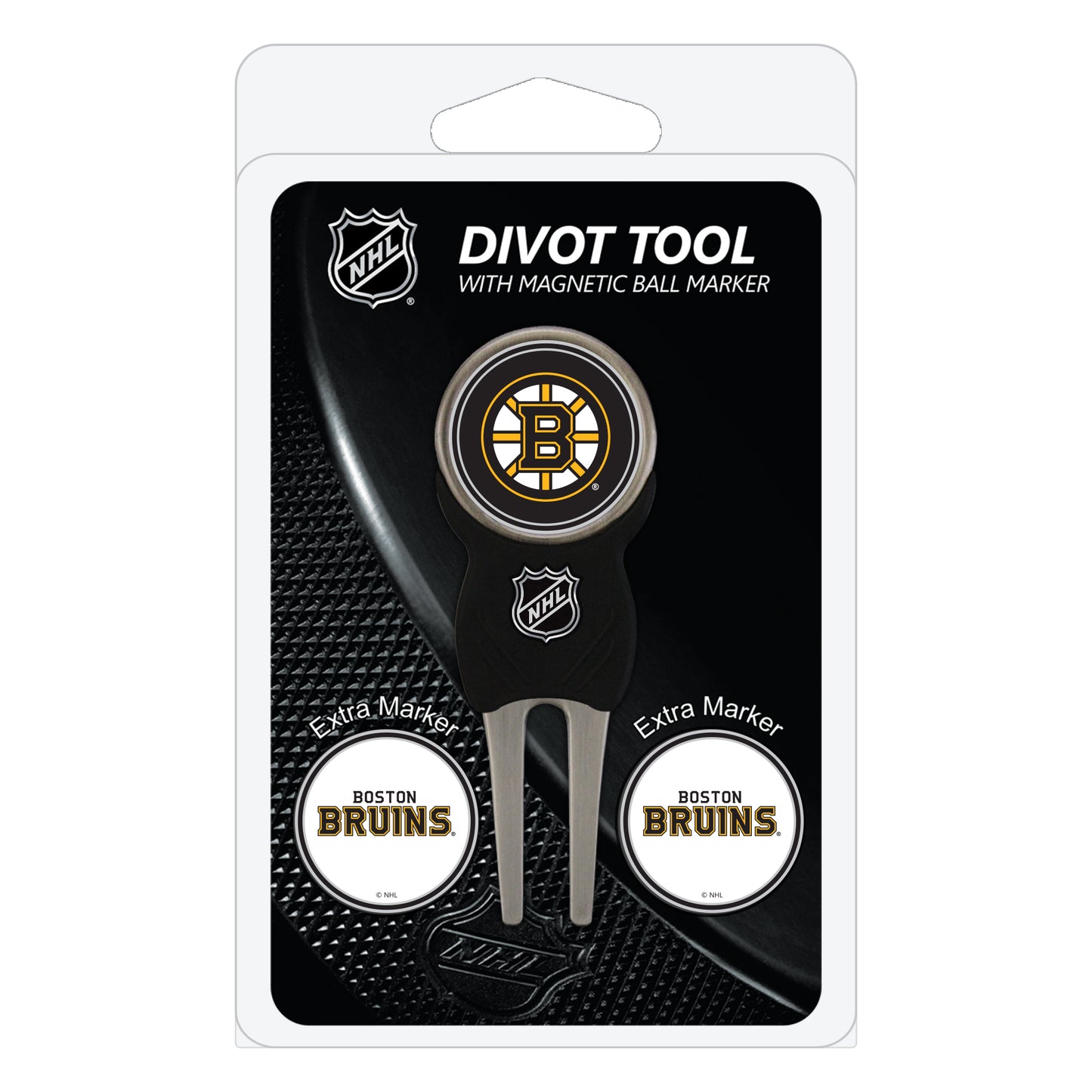 NHL custom golf divot tools - boston bruins