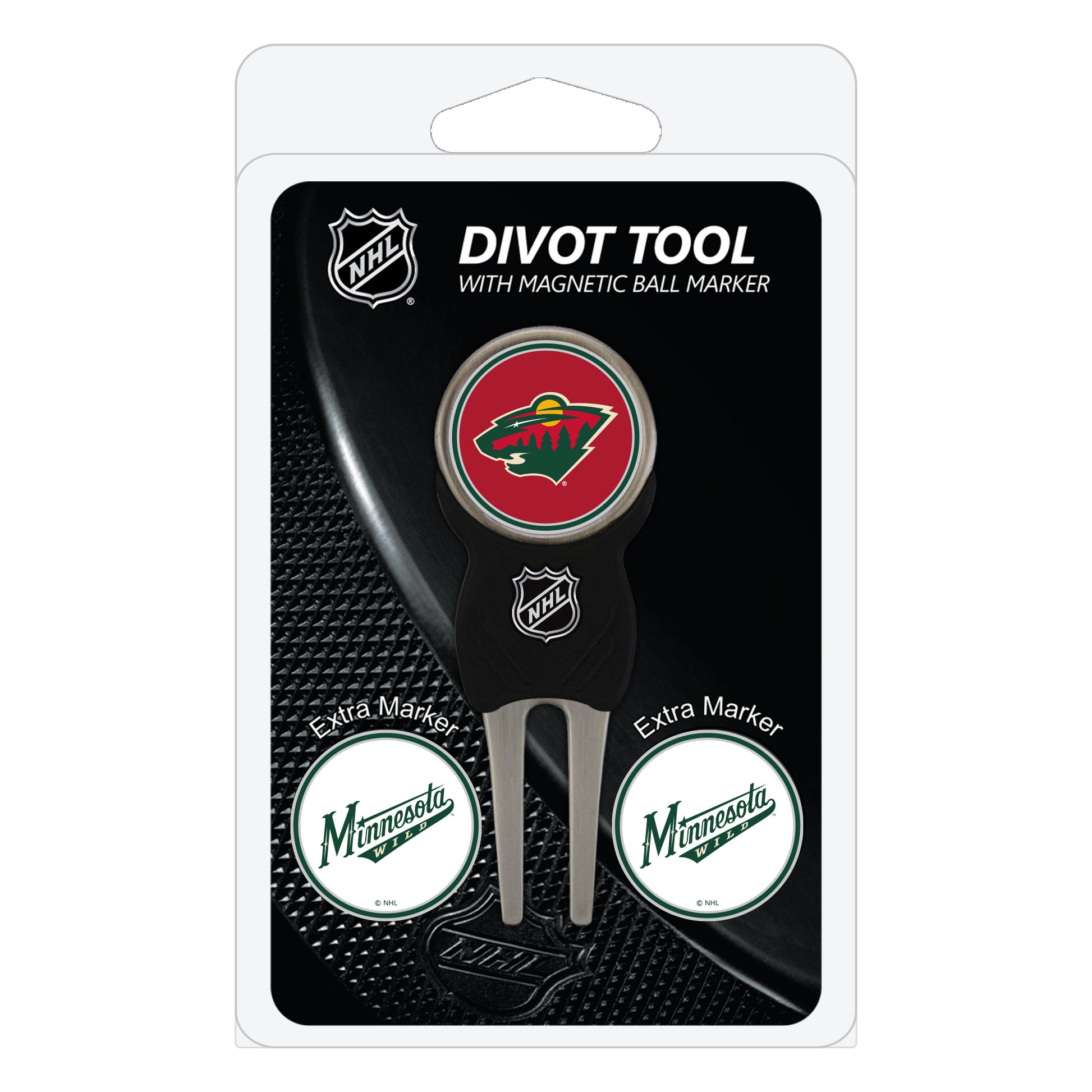 NHL custom golf divot tools - Minnesota Wild