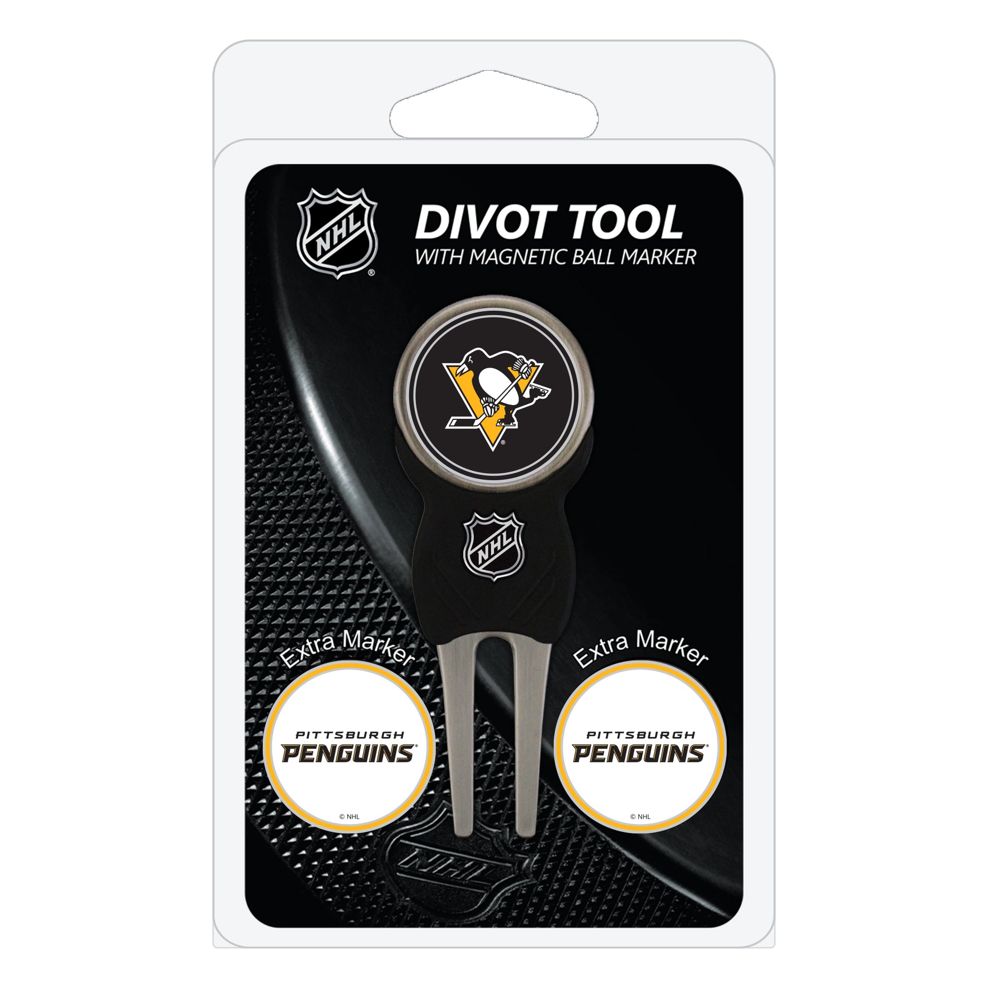 NHL custom golf divot tools - Pittsburgh Penguins