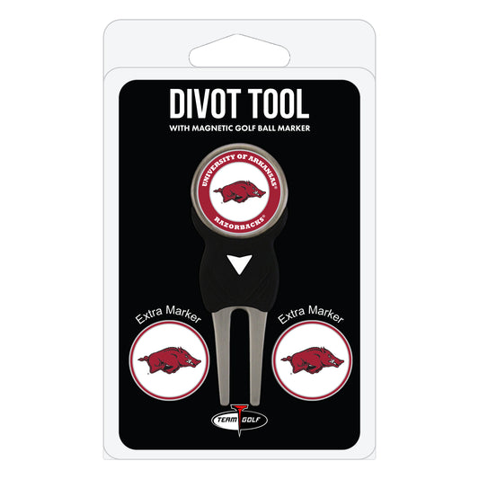 NCAA personalized golf divot tool - arkansas razorbacks