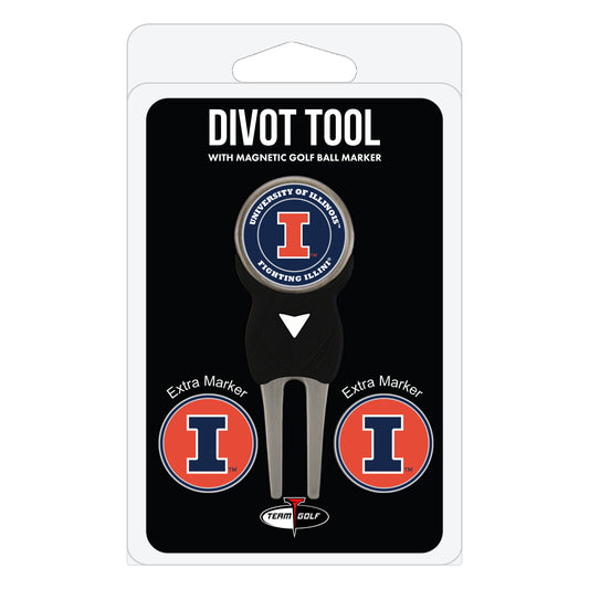 NCAA personalized golf divot tool - Illinois fighting Illini