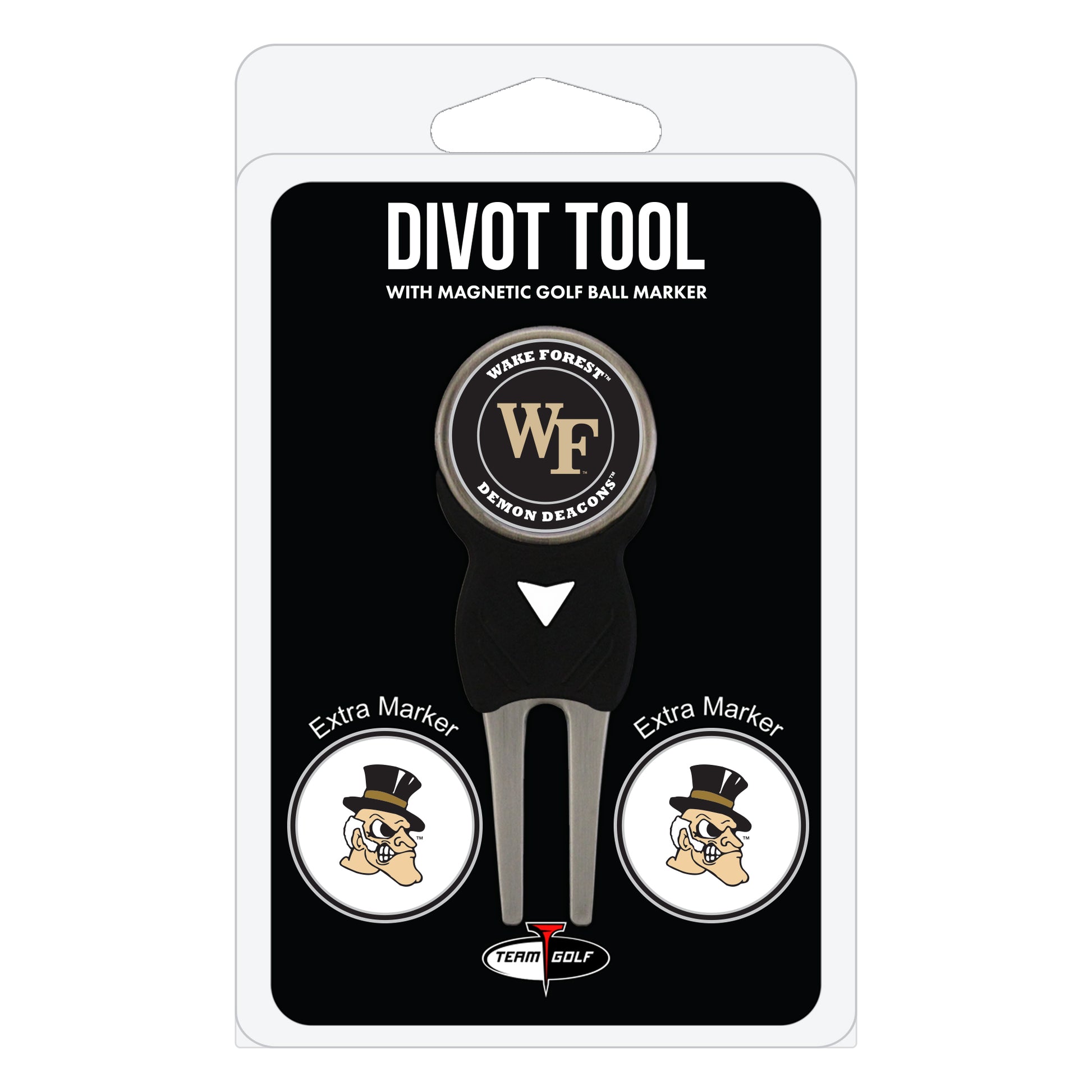 NCAA personalized golf divot tool - wake forest demon deacons