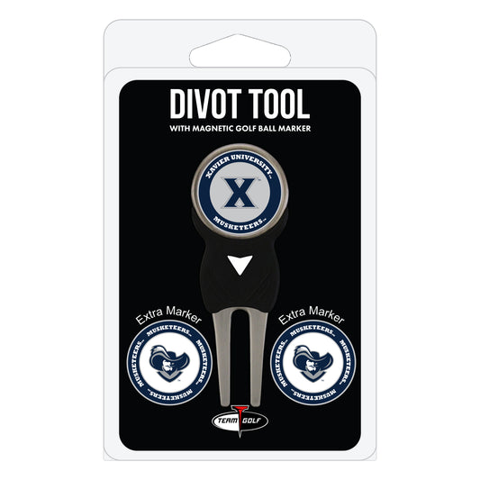 NCAA personalized golf divot tool - xavier musketeers