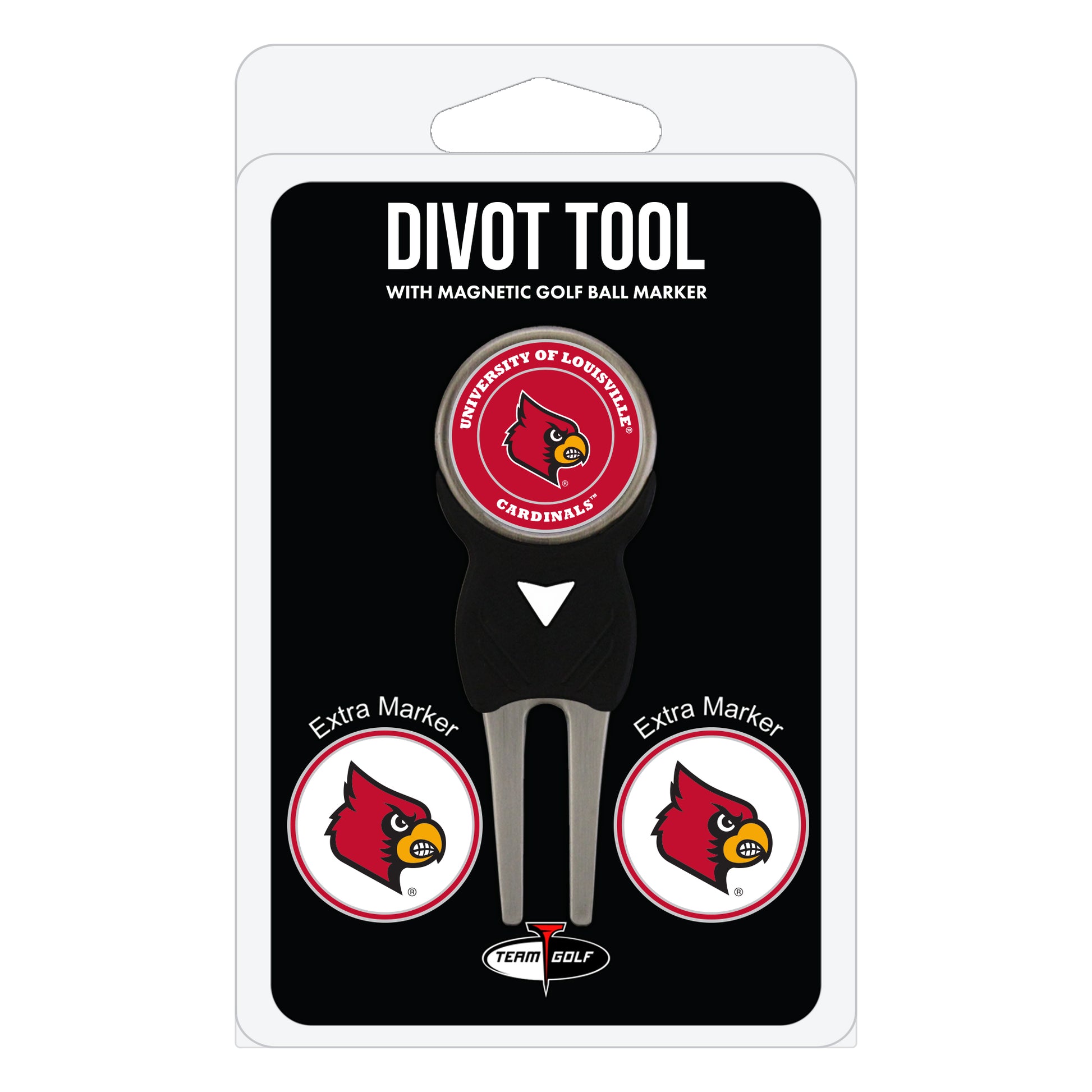 NCAA personalized golf divot tool - louisville cardinals