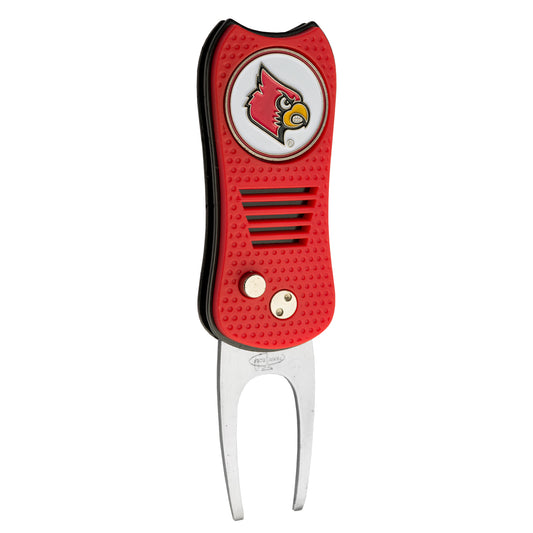 NCAA Switchblade Divot Repair Tool - Louisville Cardinals