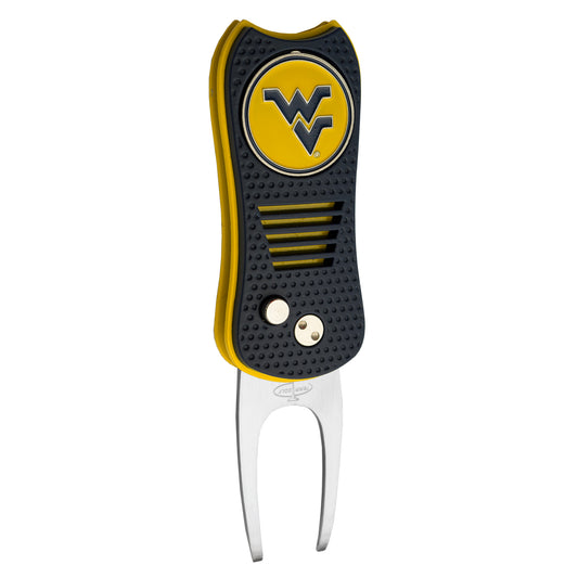 NCAA Switchblade Divot Repair Tool - West Virginia Mountaineers