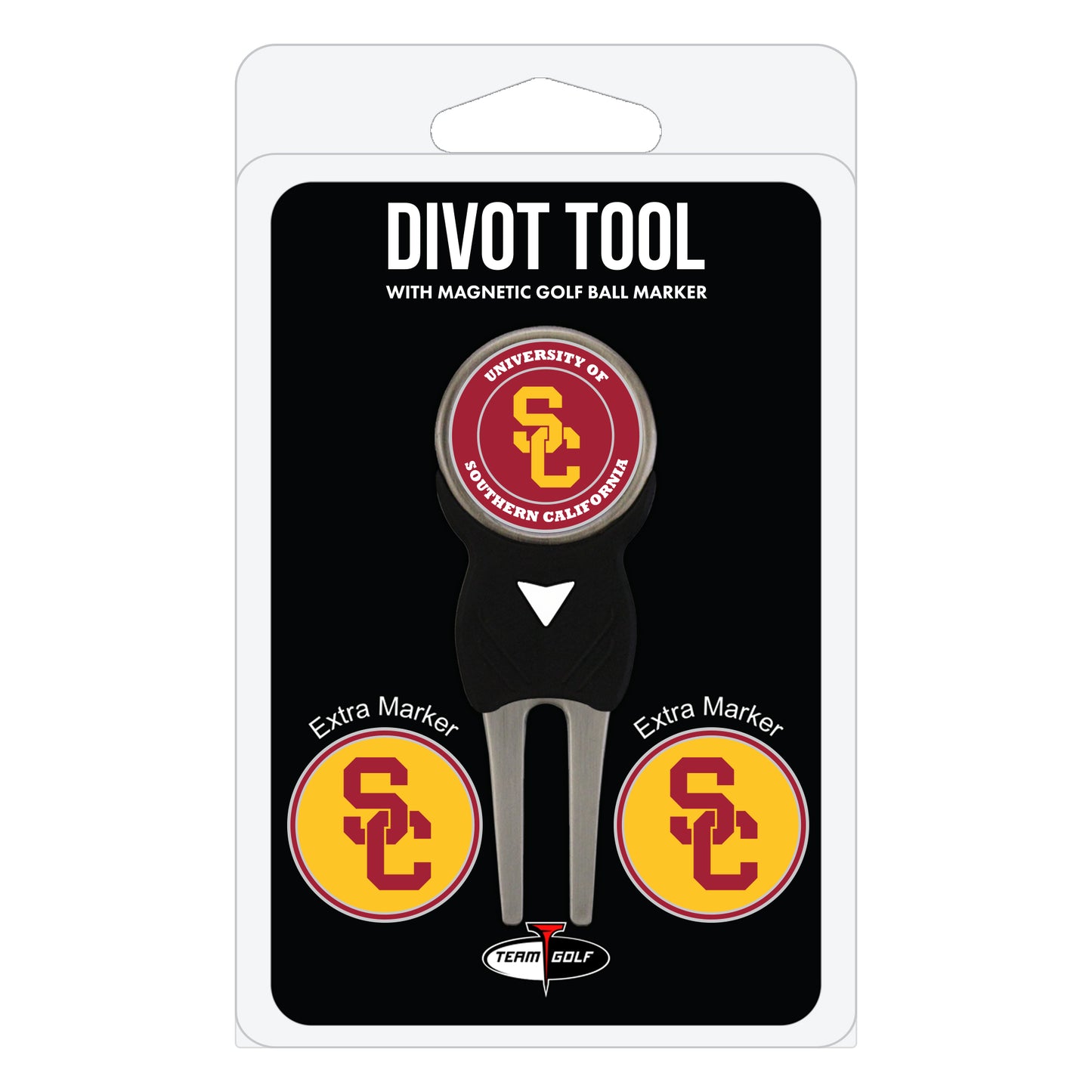 NCAA personalized golf divot tool - usc trojans