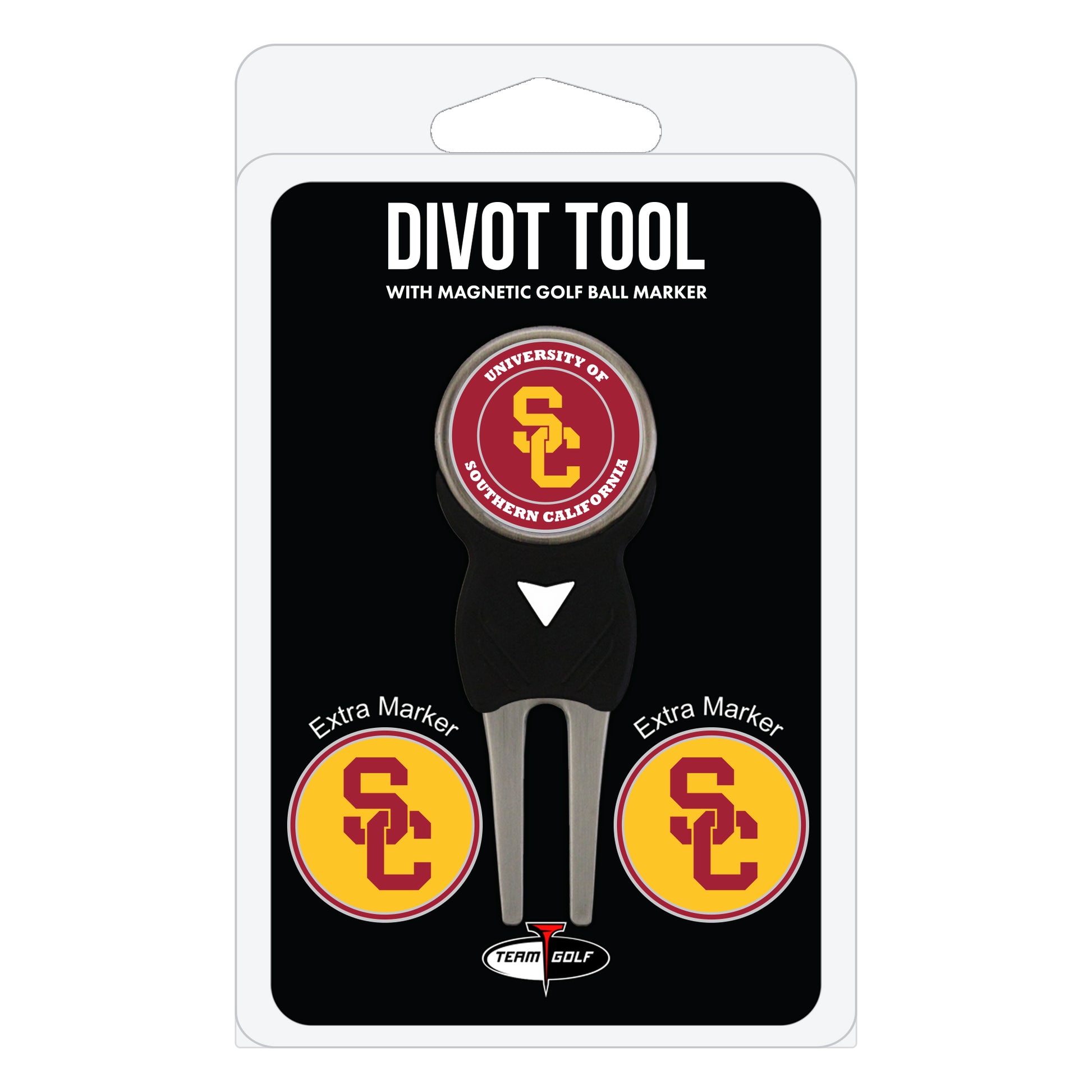 NCAA personalized golf divot tool - usc trojans