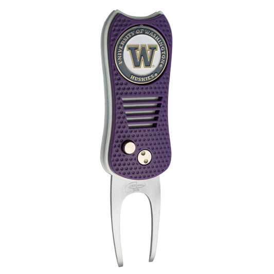 NCAA Switchblade Divot Repair Tool - Washington Huskies