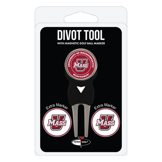 NCAA personalized golf divot tool - massachusetts minuteman