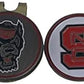 Premium Quality NCAA Golf Ball Marker Hat Clip (NC State Wolfpack)