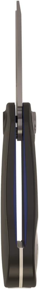 Pitchfix Switchblade Divot Tool Hybrid 2.0 with Removable Ball Marker (Gunmetal/Blue)