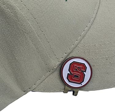 Premium Quality NCAA Golf Ball Marker Hat Clip (NC State Wolfpack)
