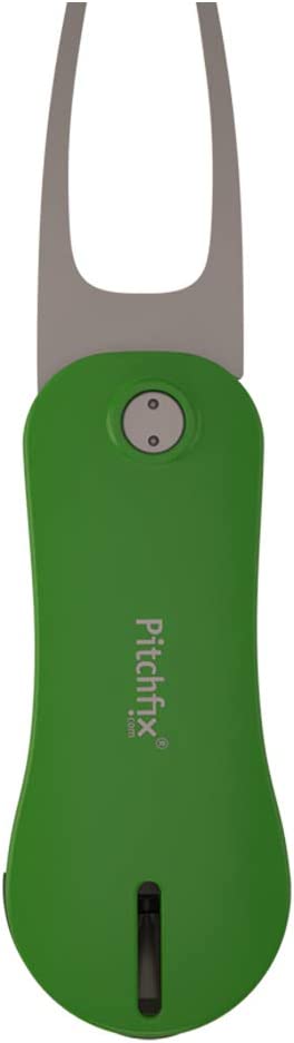 Pitchfix Switchblade Divot Tool Hybrid 2.0 with Removable Ball Marker (Green/White)