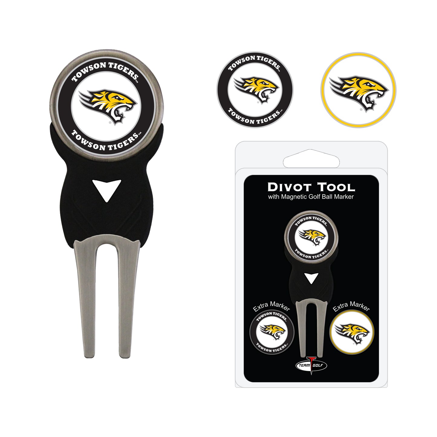 NCAA personalized golf divot tool - towson tigers