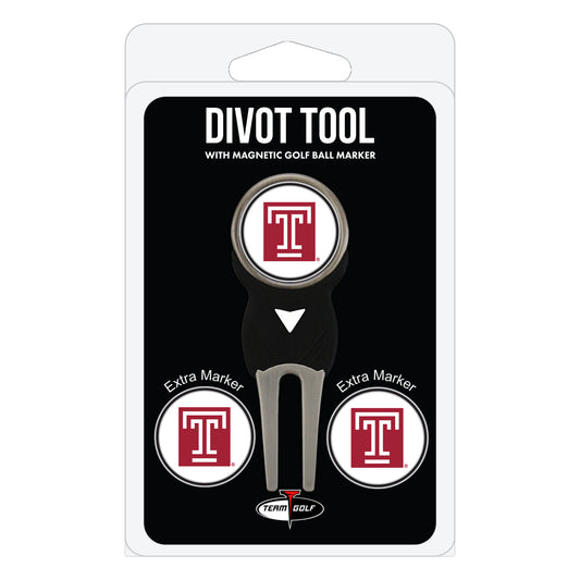 NCAA personalized golf divot tool - temple owls