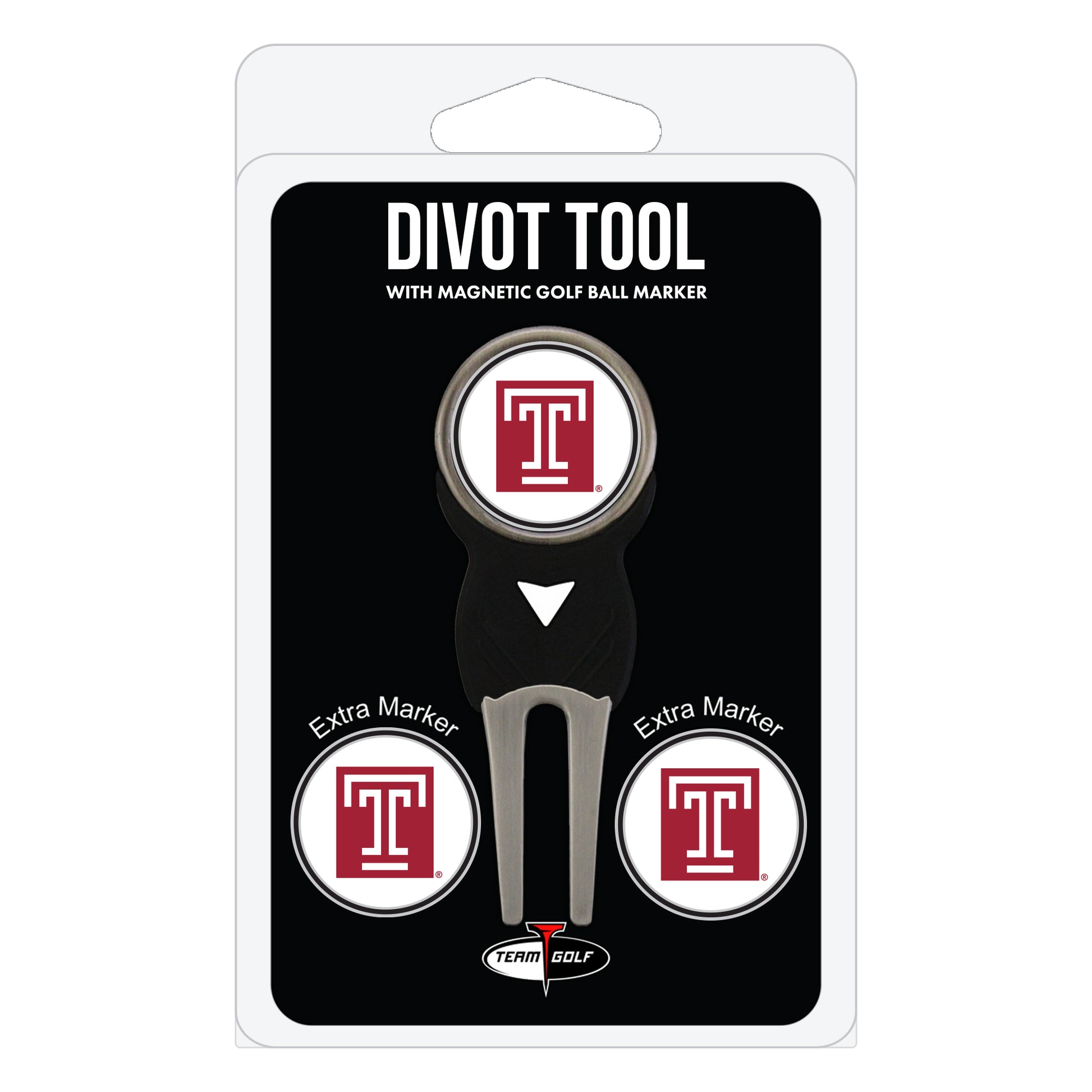 NCAA personalized golf divot tool - temple owls