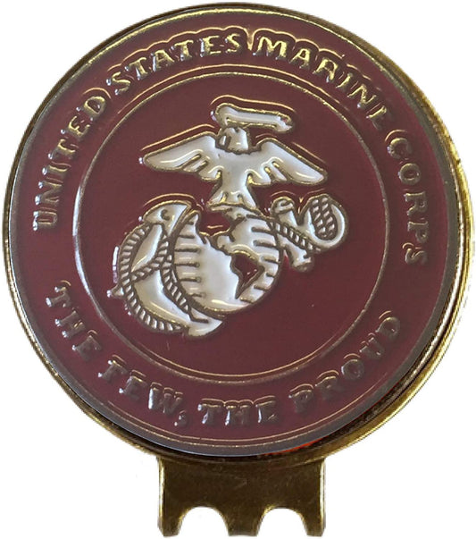 Military Golf Ball Markers Hat Clip