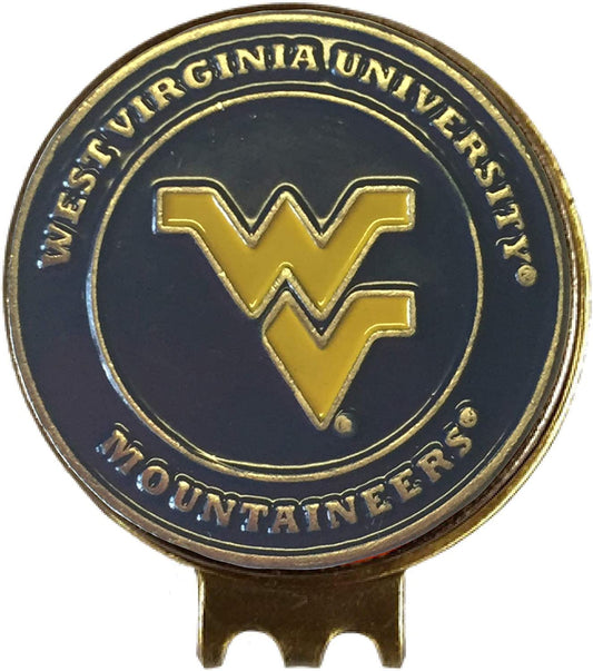 NCAA Golf Hat Clip (West Virginia Mountaineers) 