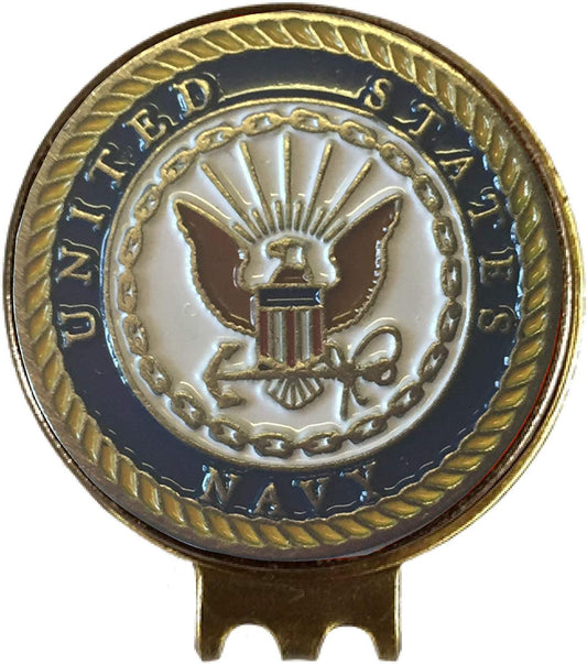 Military Golf Ball Markers Hat Clip