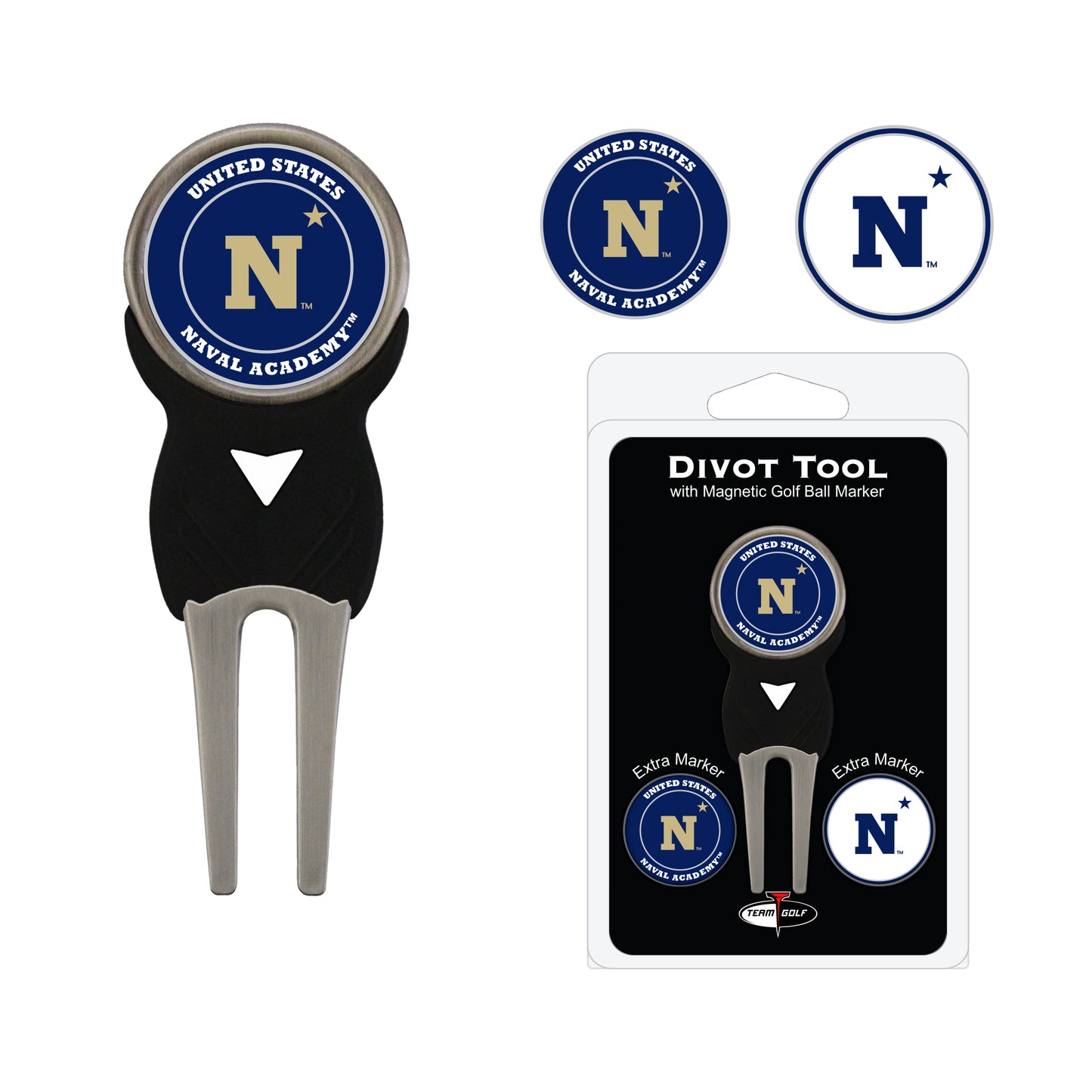 NCAA personalized golf divot tool - naval academy