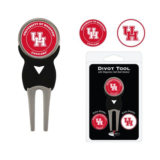 NCAA personalized golf divot tool - houston cougars