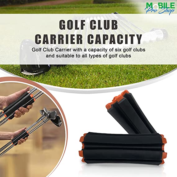 black golf club carrier