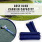 blue golf club holder