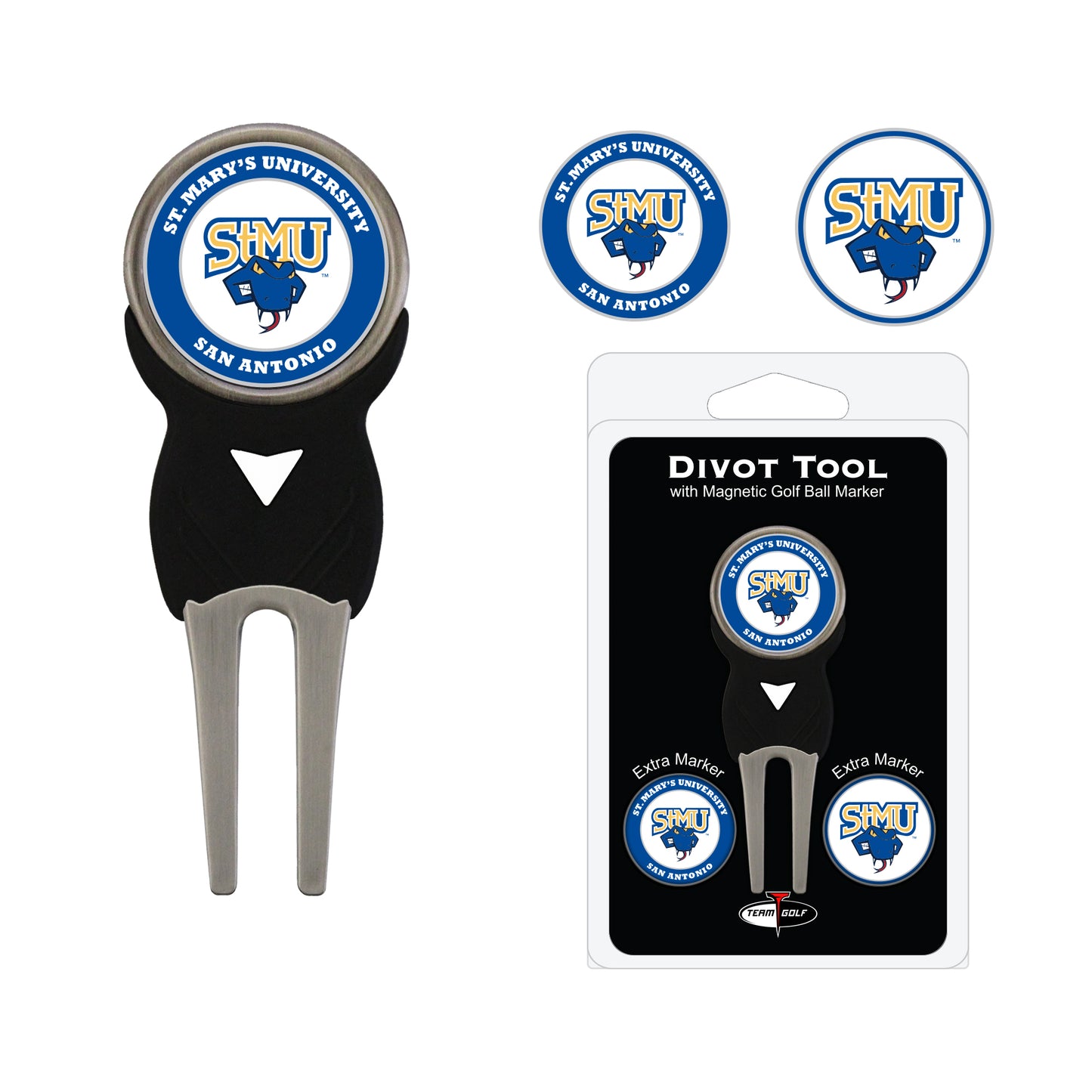 NCAA personalized golf divot tool - st mary's tx rattlers