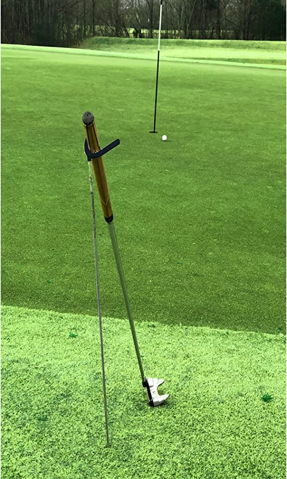 V-Shaped Golf Club Stand and Club Caddy  Made of Highly Durable Zinc Plated Steel (Black)