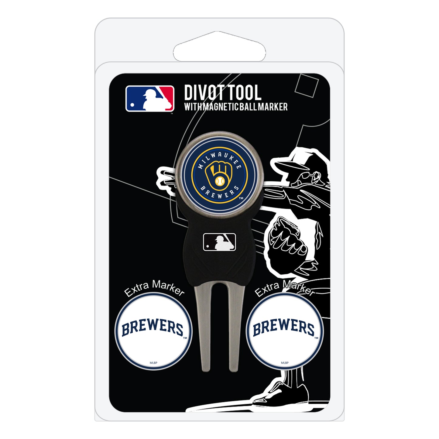 MLB Cool Divot Tool - Milwaukee Brewers