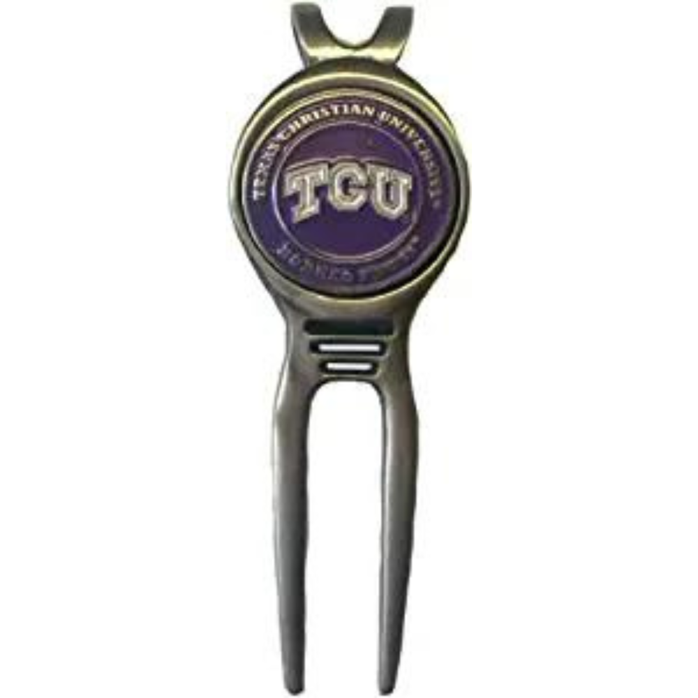NCAA personalized divot tool -tcu horned frogs
